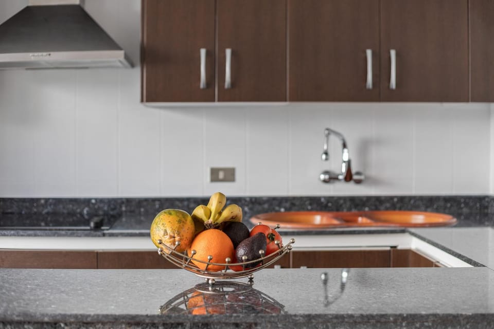Kitchen or kitchenette, Living room