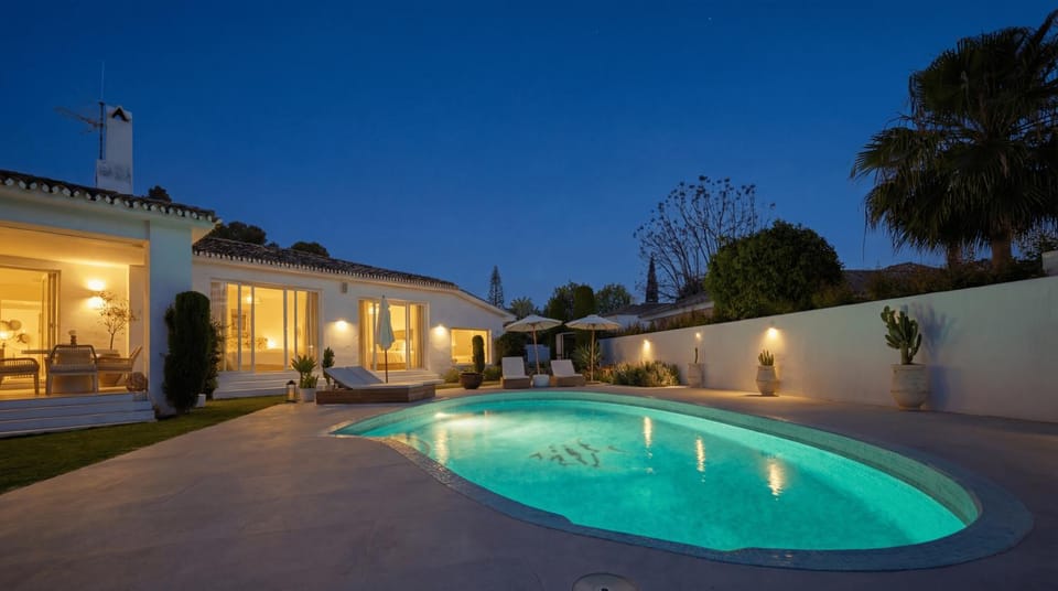 Pool view, Swimming pool