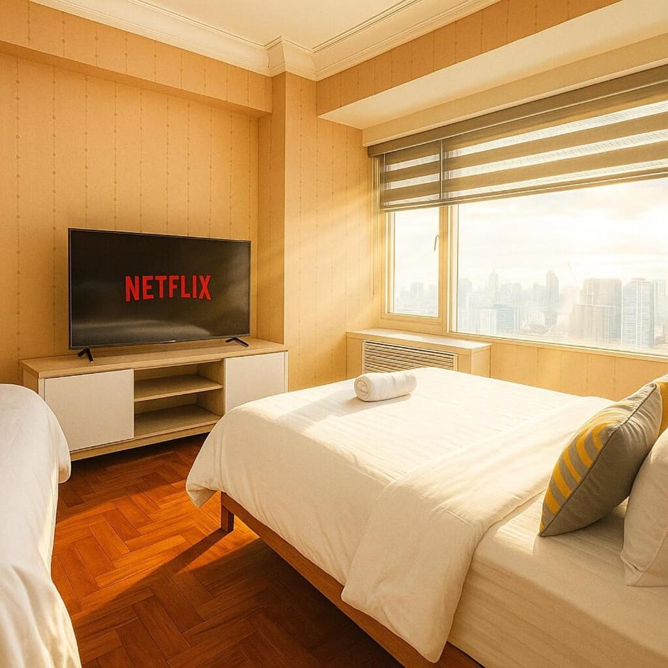 Spacious 3BR near US Embassy, Manila Ocean Park Apartment in Manila City