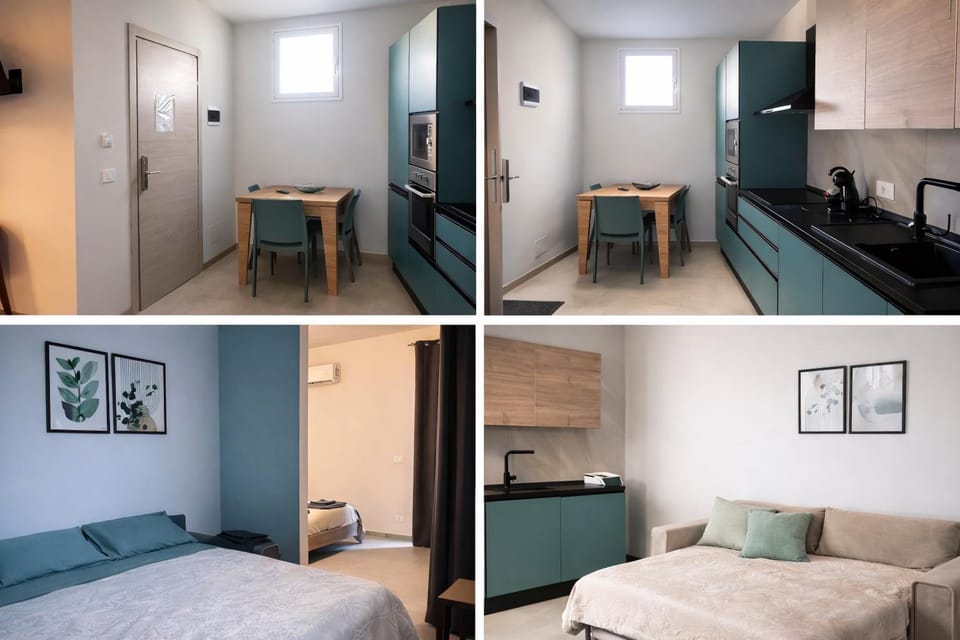 Bed, Kitchen or kitchenette, Living room, Photo of the whole room, Seating area, Bedroom, stove
