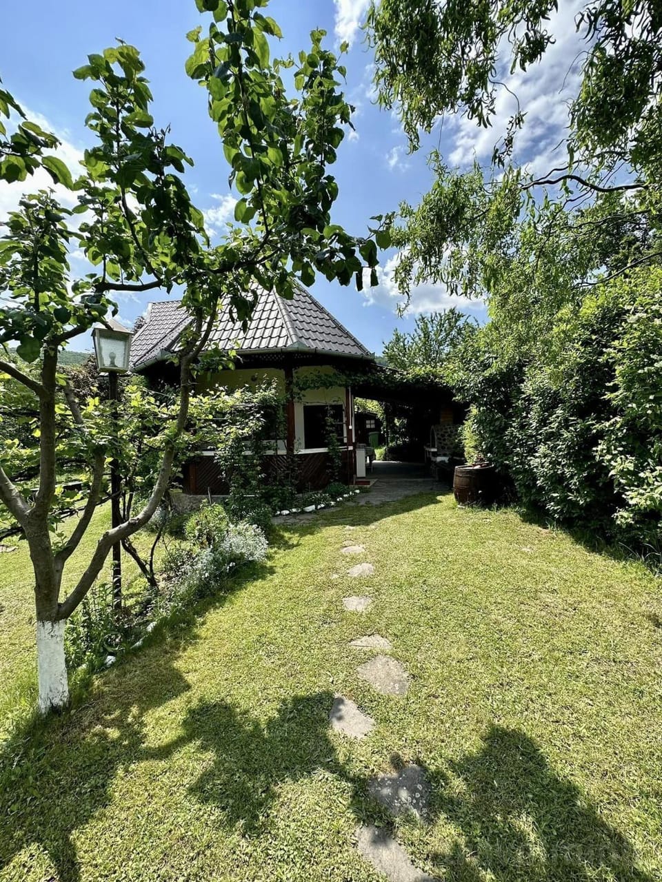 Property building, Spring, Natural landscape, Garden view