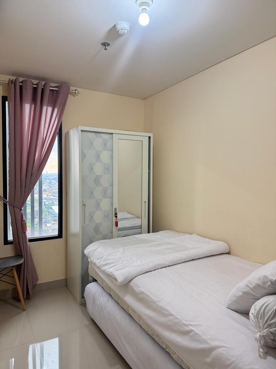 Bedroom, bunk bed, wardrobe