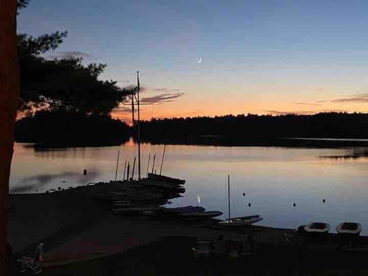 Natural landscape, Lake view, Sunset
