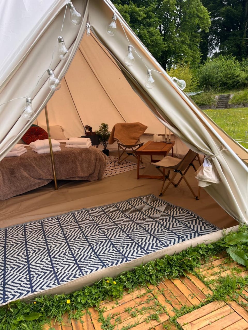 Mullichain Glamping Luxury tent in County Kilkenny