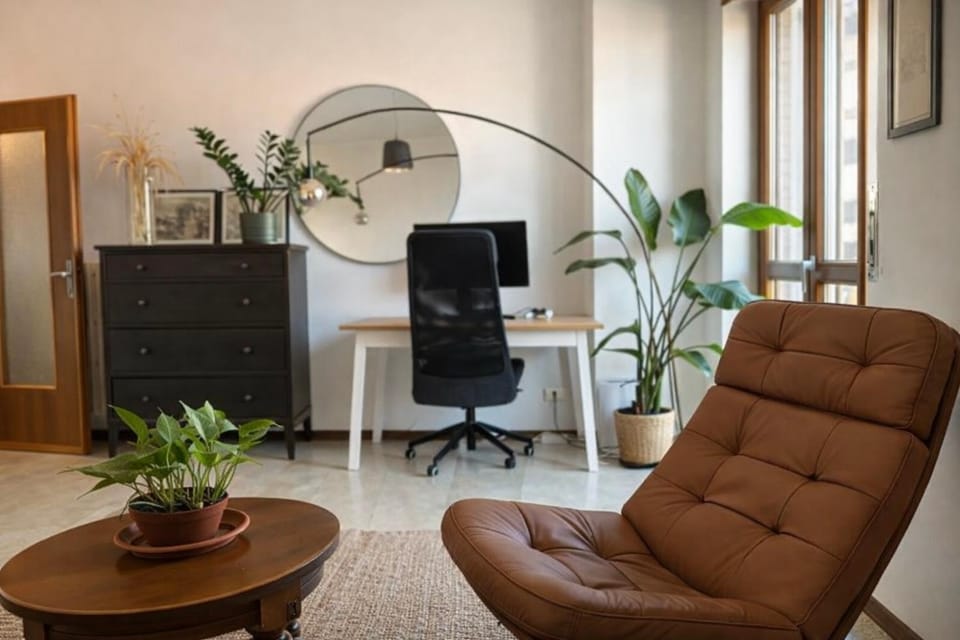 Living room, Seating area, Bedroom