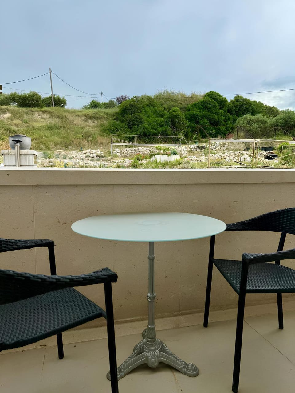 Day, Natural landscape, View (from property/room), Balcony/Terrace, Dining area, Garden view