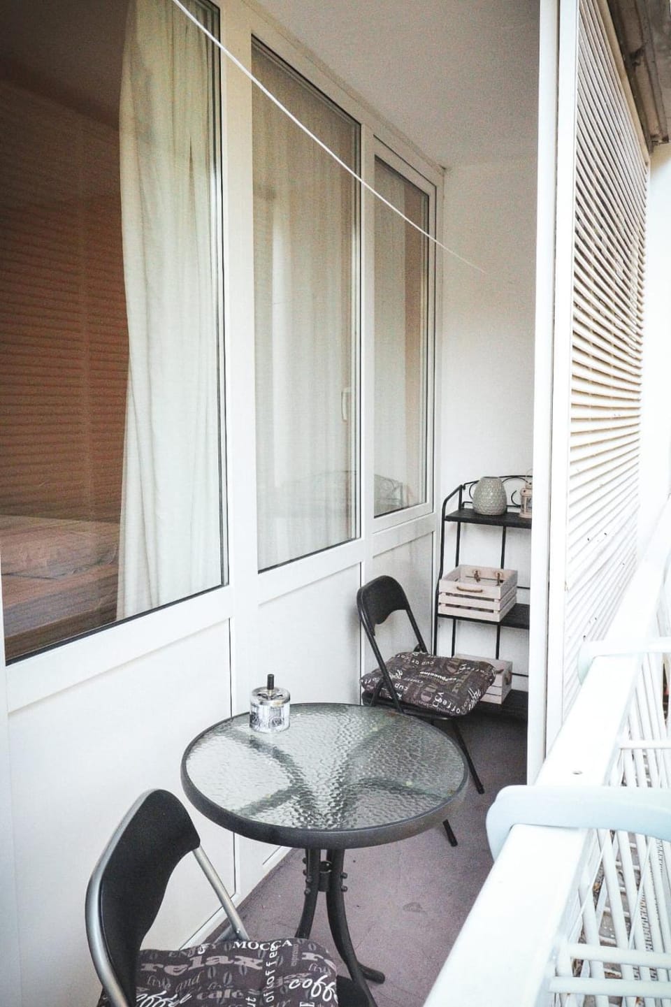 Patio, Balcony/Terrace, Living room, Seating area, Street view