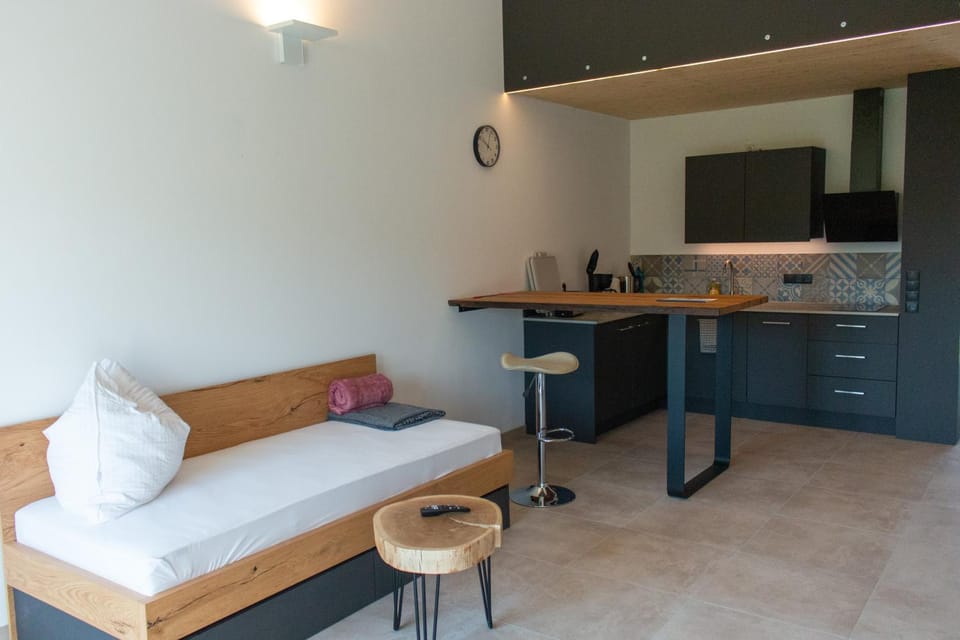 Kitchen or kitchenette, Living room, Photo of the whole room, Dining area