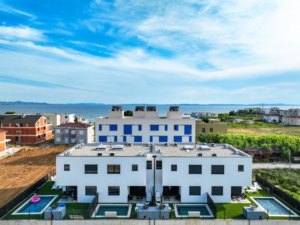 Property building, Natural landscape, Bird's eye view