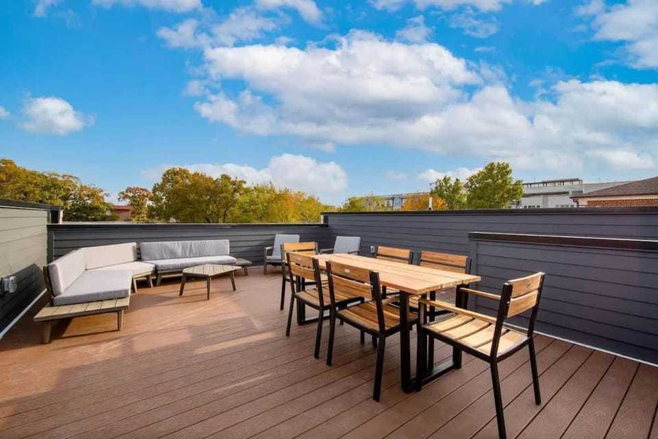 Patio, Seating area, Dining area