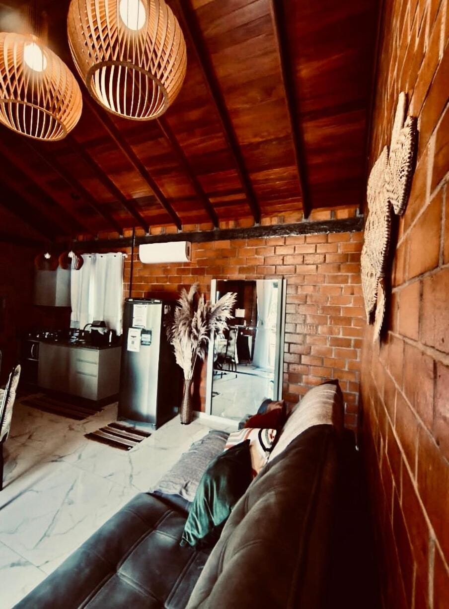 Casa di Pipa com ofurô Chalet in State of Santa Catarina