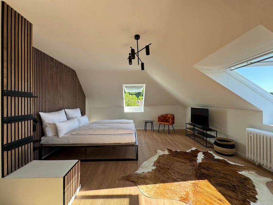 Living room, Photo of the whole room, Seating area, Bedroom