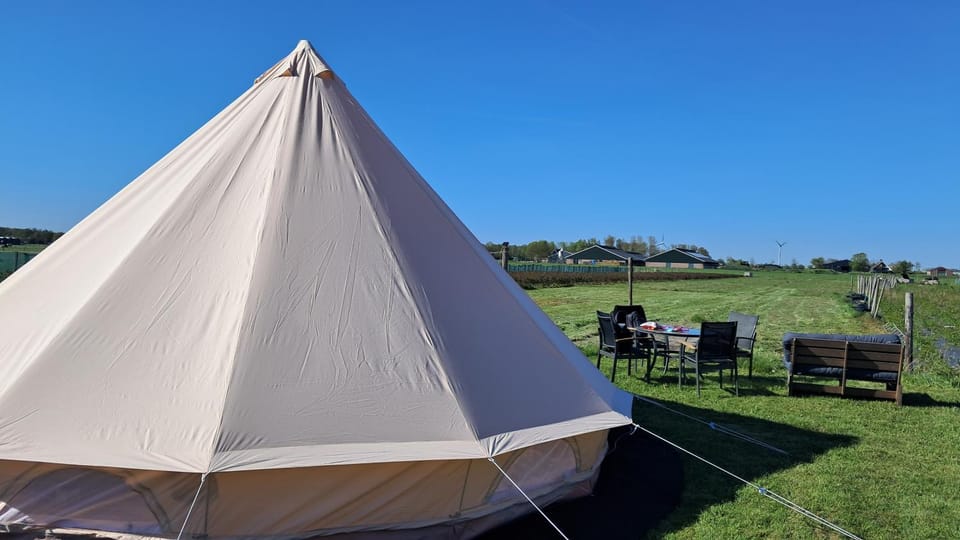 Bell-tent Luna met uitzicht Luxury tent in North Holland (province)