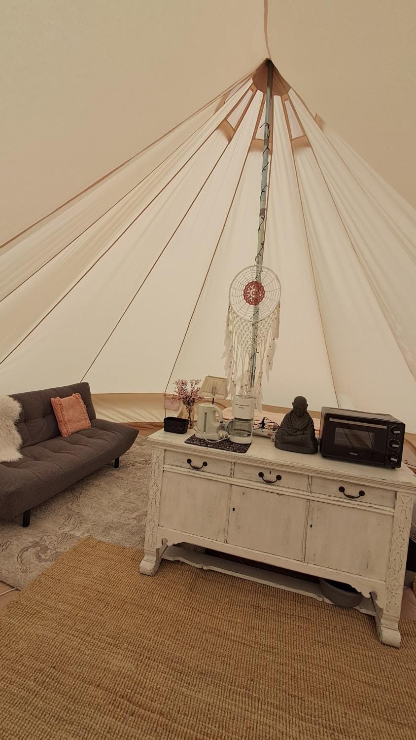 Bell-tent Luna met uitzicht Luxury tent in North Holland (province)