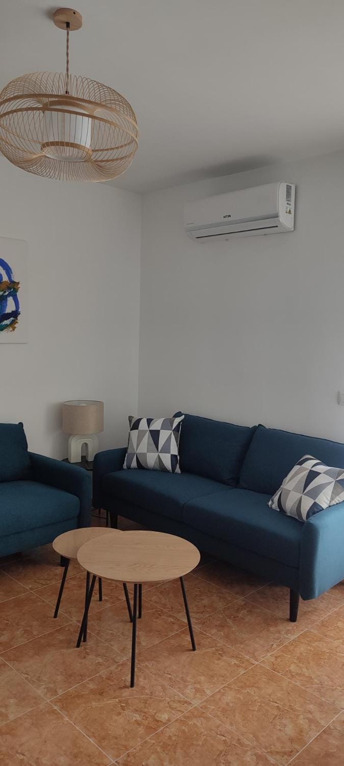 Living room, air conditioner