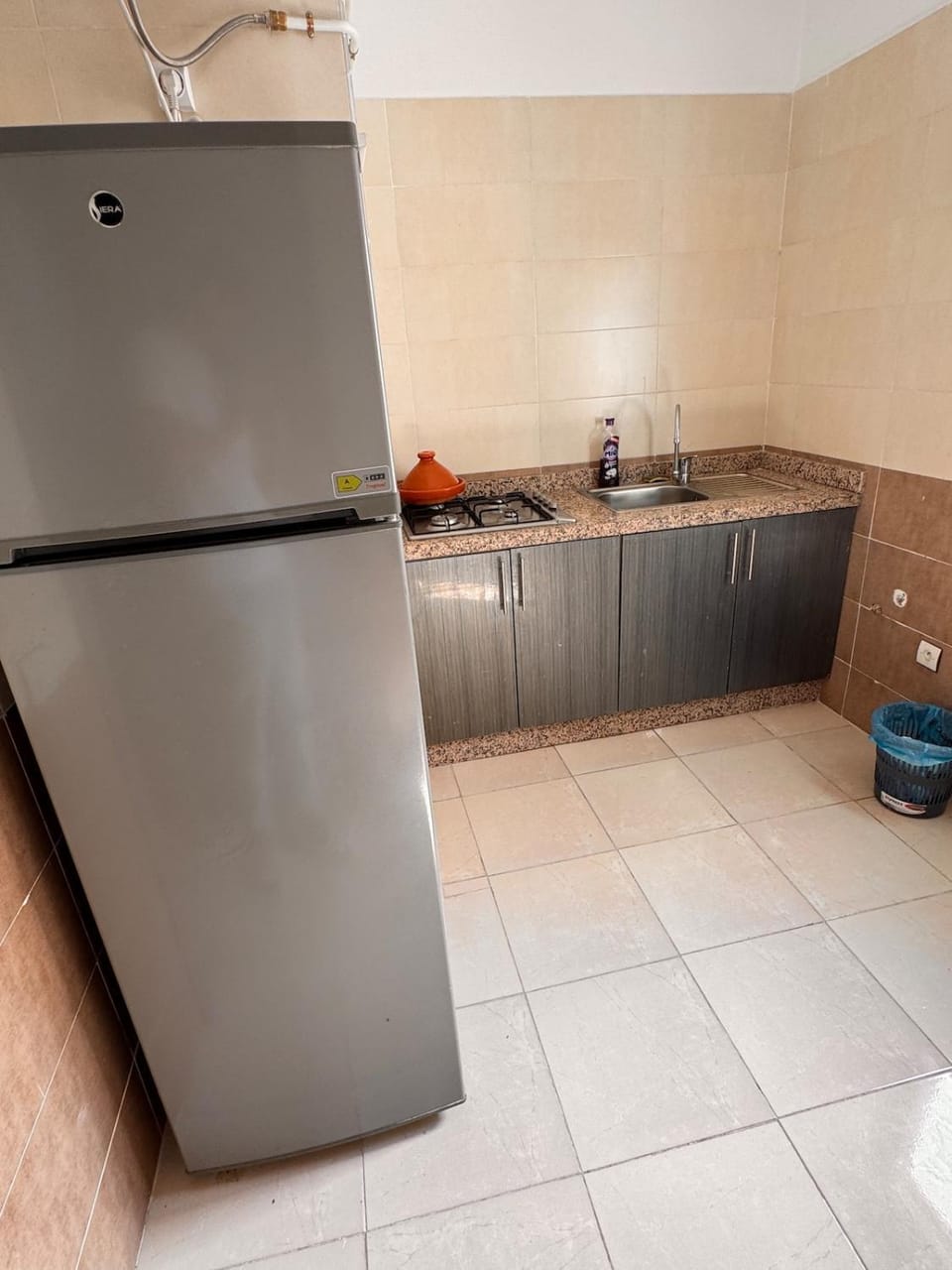 Kitchen or kitchenette, dishwasher