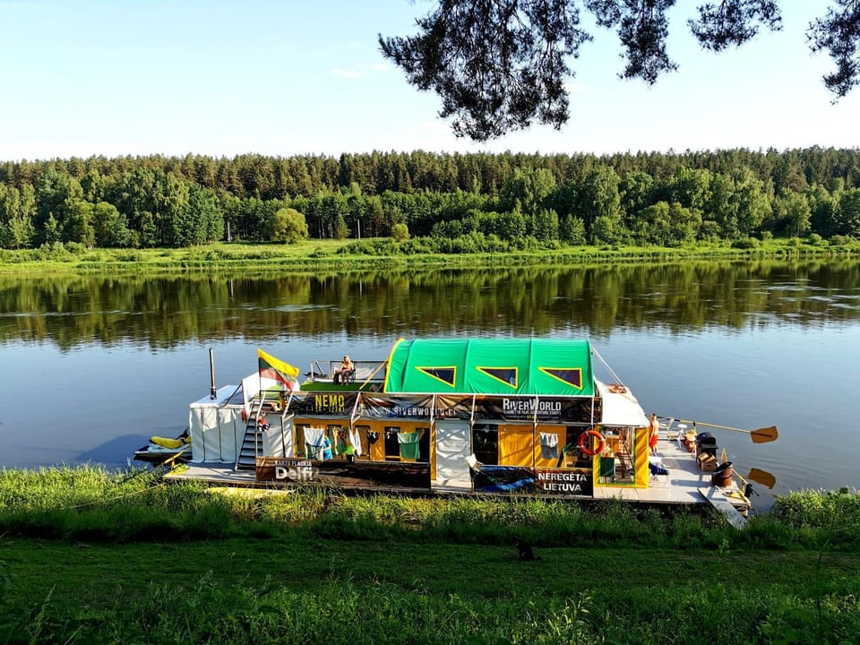 Nemo Keliones Docked boat in Lithuania