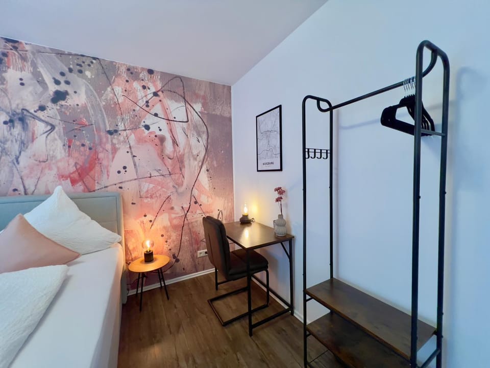 Bed, Decorative detail, Decorative detail, Bedroom, wardrobe