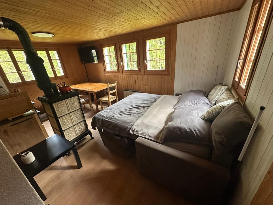 Bed, Living room