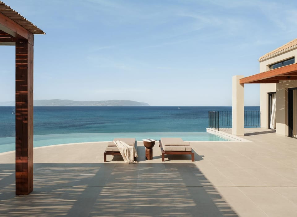 Sea view, sunbed