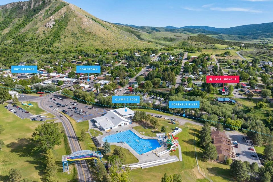 Downtown Lava - Views Huge Yard Slide Games House in Lava Hot Springs