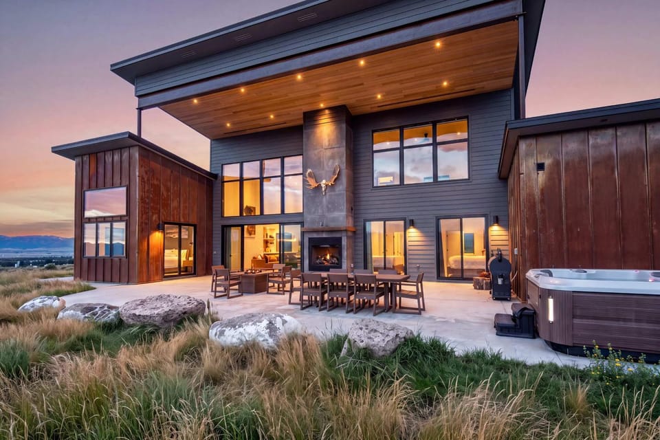 Luxury Retreat Epic Views & Hot Tub House in Idaho