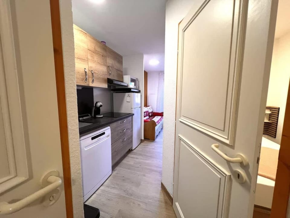 Départ Skis House in Mâcot-la-Plagne