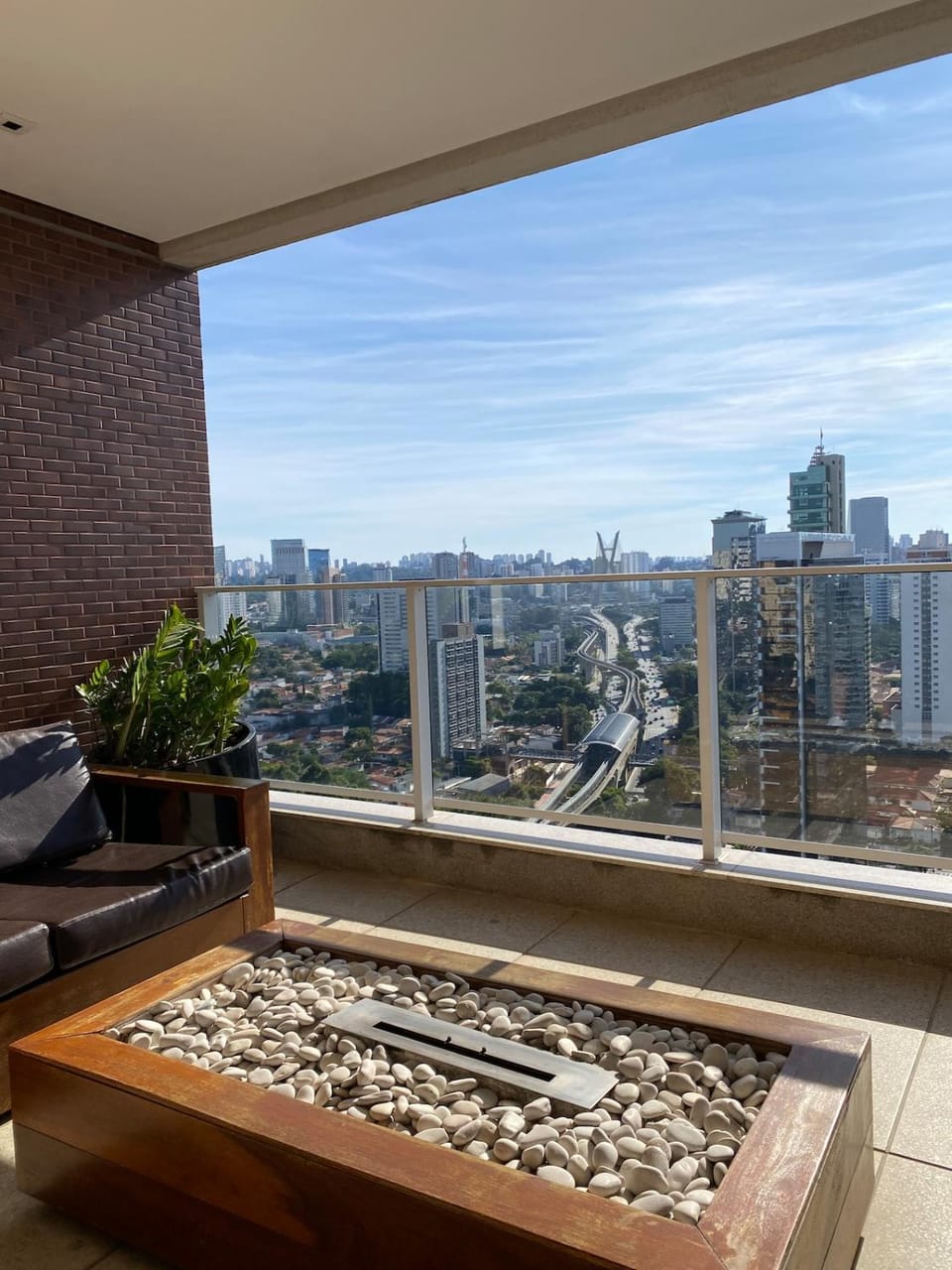 20 floor perfect view Brooklin Apartment in Sao Paulo City