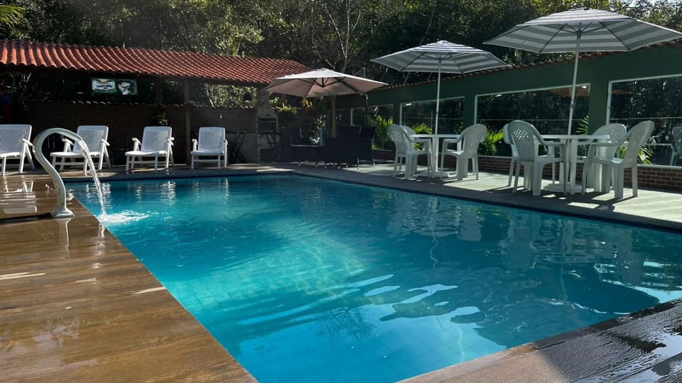 Patio, Day, Pool view, Swimming pool, sunbed