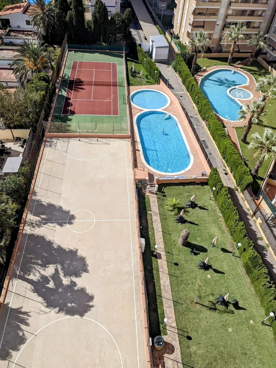 Beach, Tennis court, Canoeing, Diving, Pool view, Sports