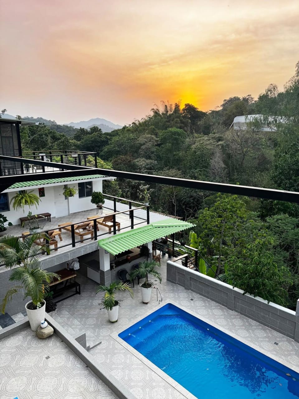 Patio, Balcony/Terrace, Sunset