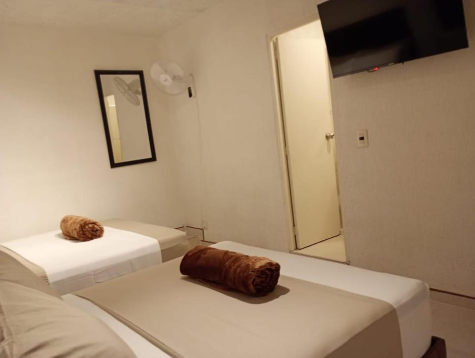 Bed, Bedroom, air conditioner