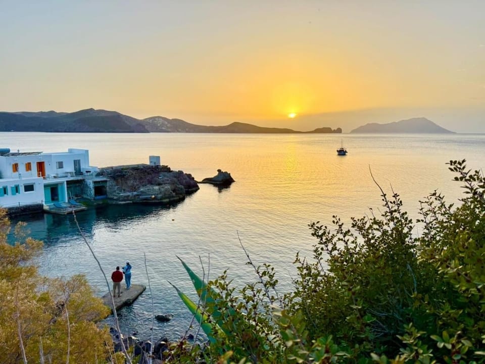 Utopia boutique villa on-in the water between 2 seas ideal 5 people Villa in Milos