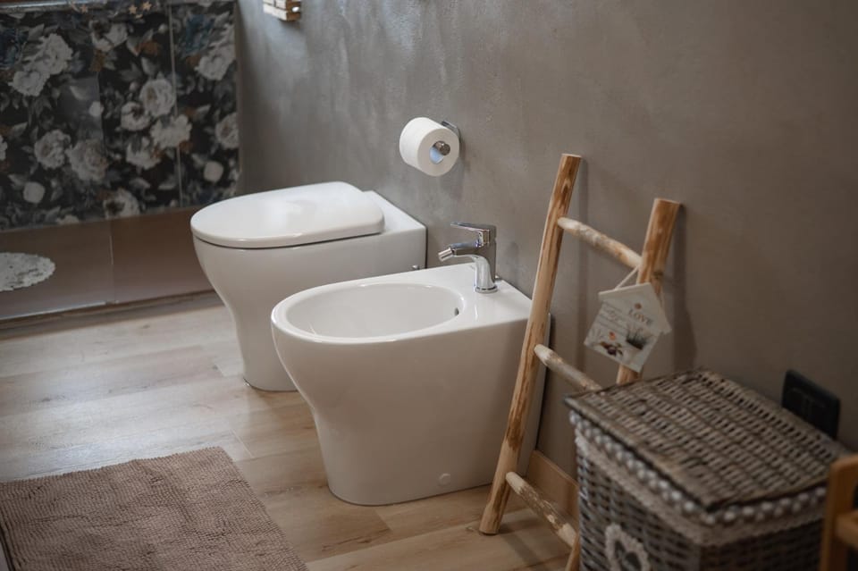 Bathroom, Living room