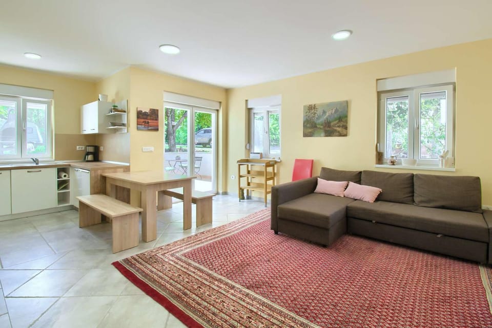Kitchen or kitchenette, Living room, Dining area