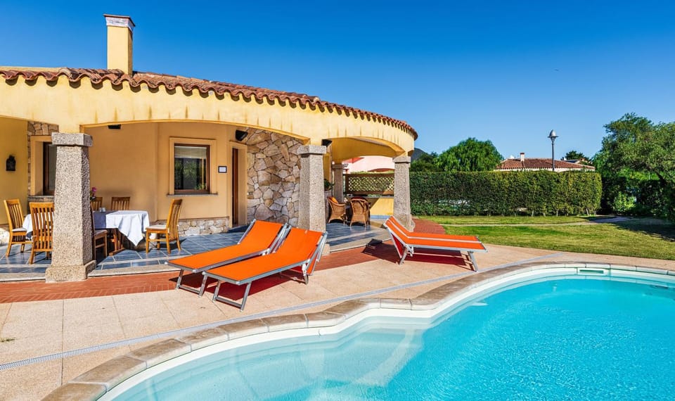 Property building, Living room, Swimming pool
