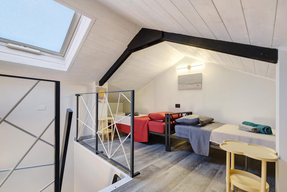 Property building, Living room, Bedroom
