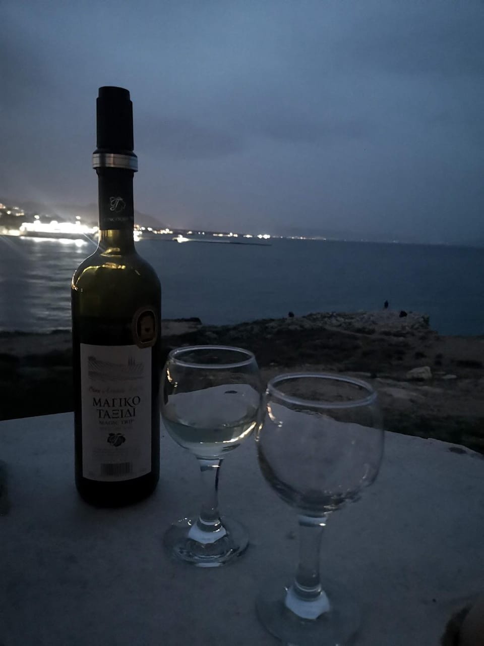 Night, Sea view