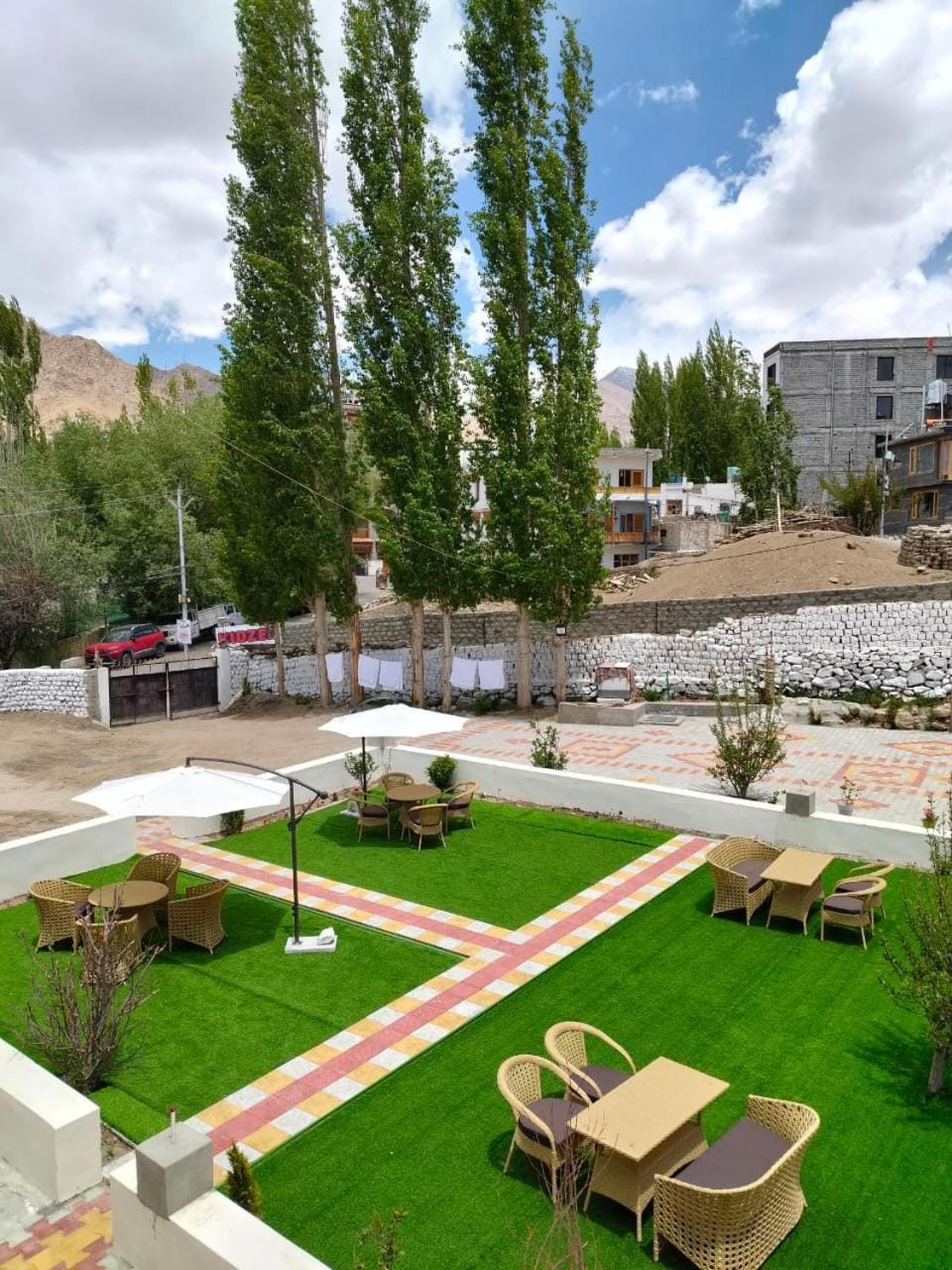 Natural landscape, Garden, Garden view
