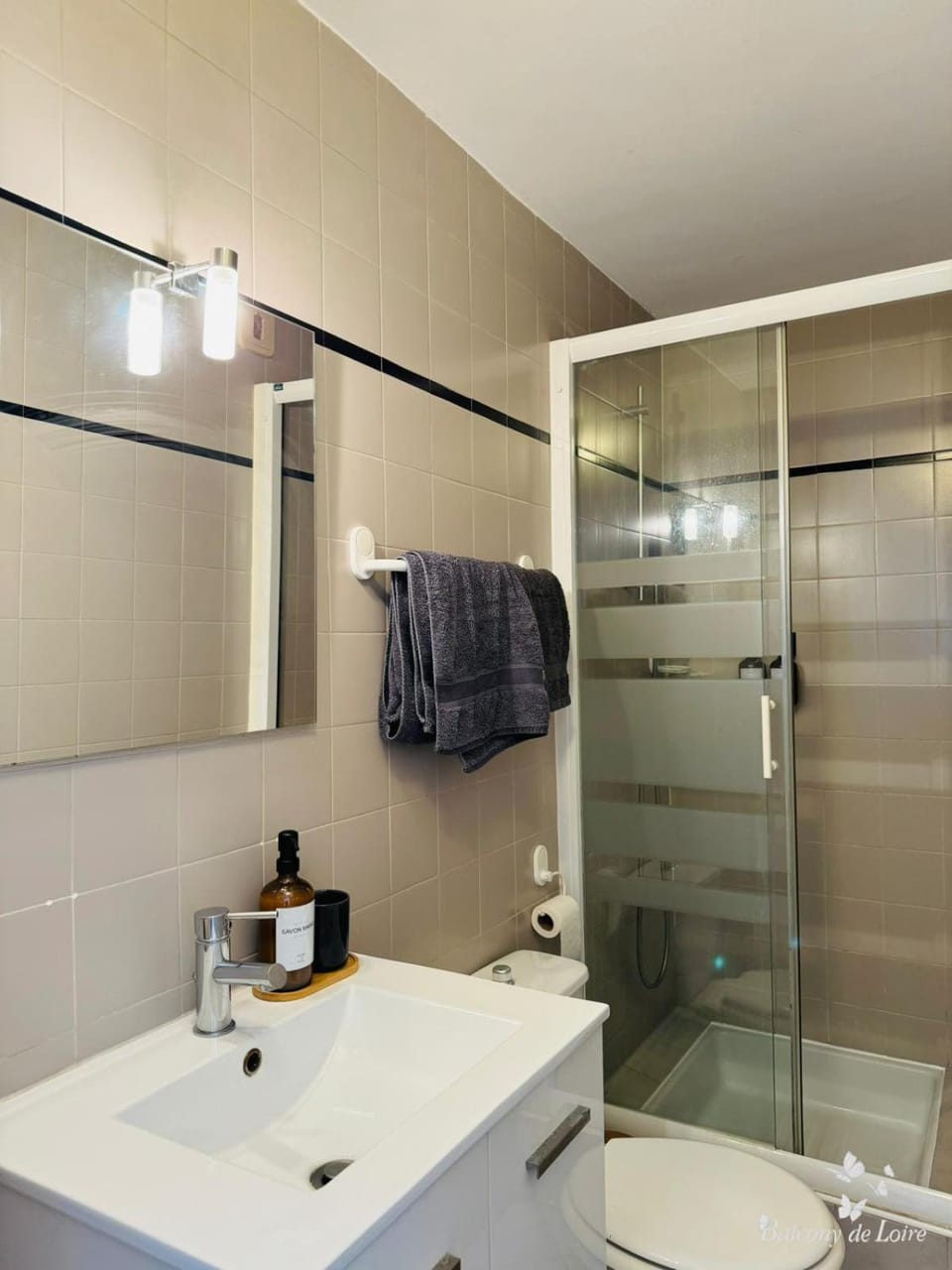 Shower, Bathroom, towels