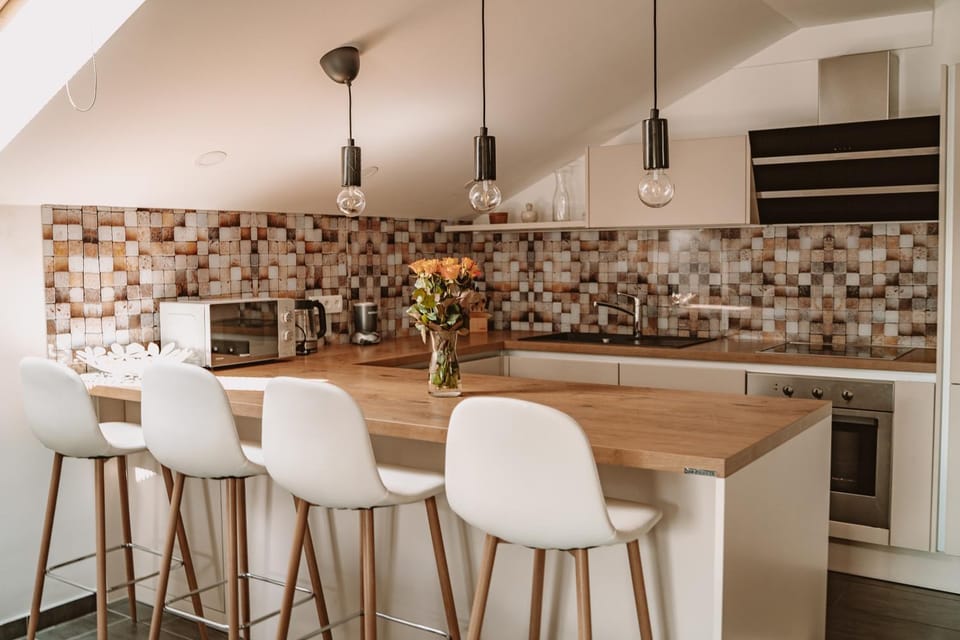 Kitchen or kitchenette, oven, pet friendly, stove, toaster