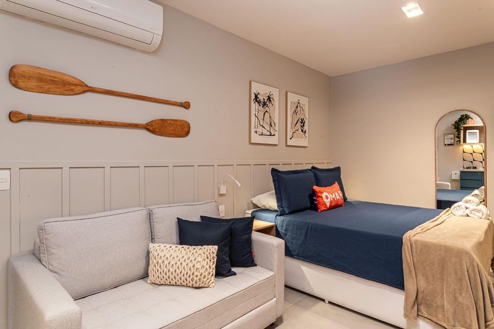 Complete Studio 180m from the Beach | NSC 1032/308 Apartment in Rio de Janeiro