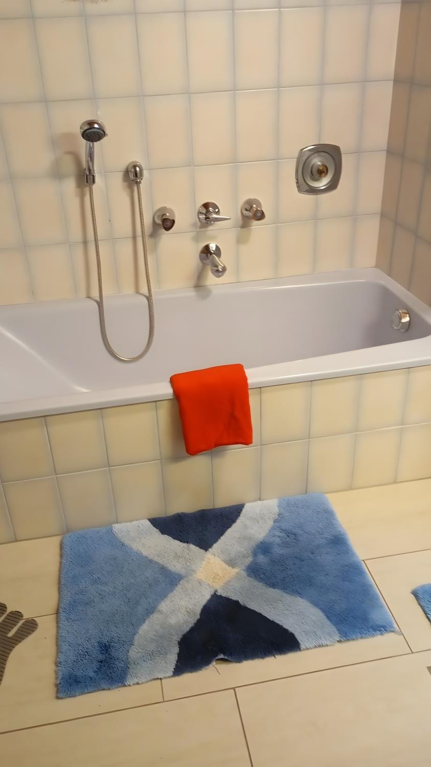 Bathroom, Living room