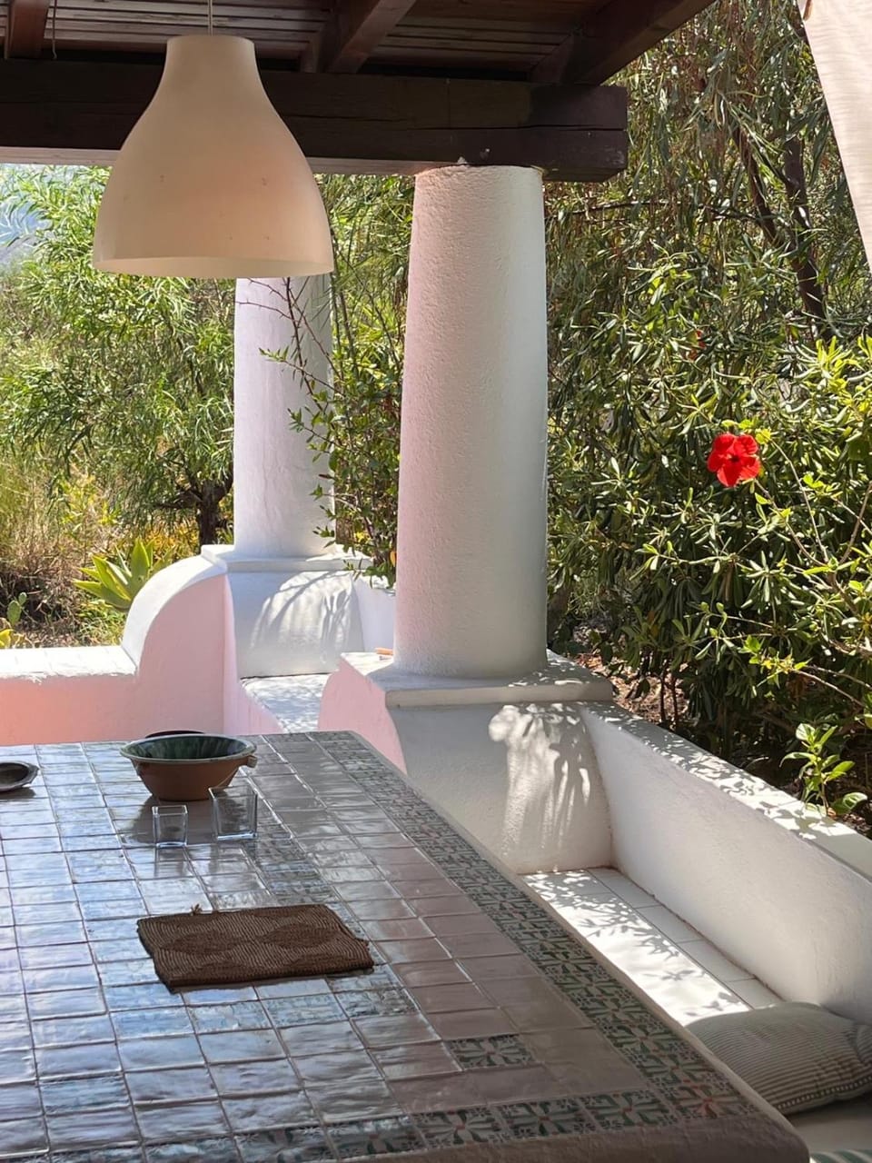 Patio, Day, Natural landscape, Garden, View (from property/room), Balcony/Terrace, Living room, Seating area, Garden view