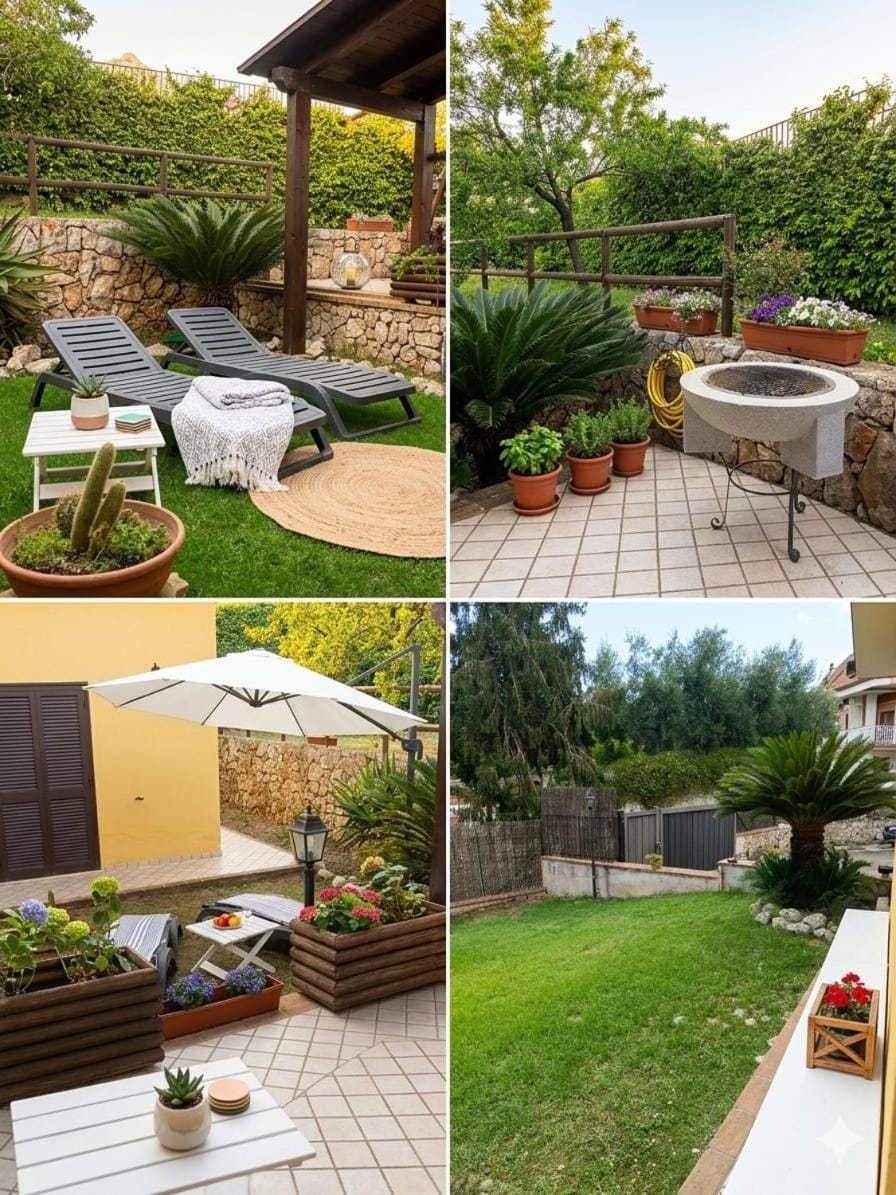 Patio, Garden, Garden view