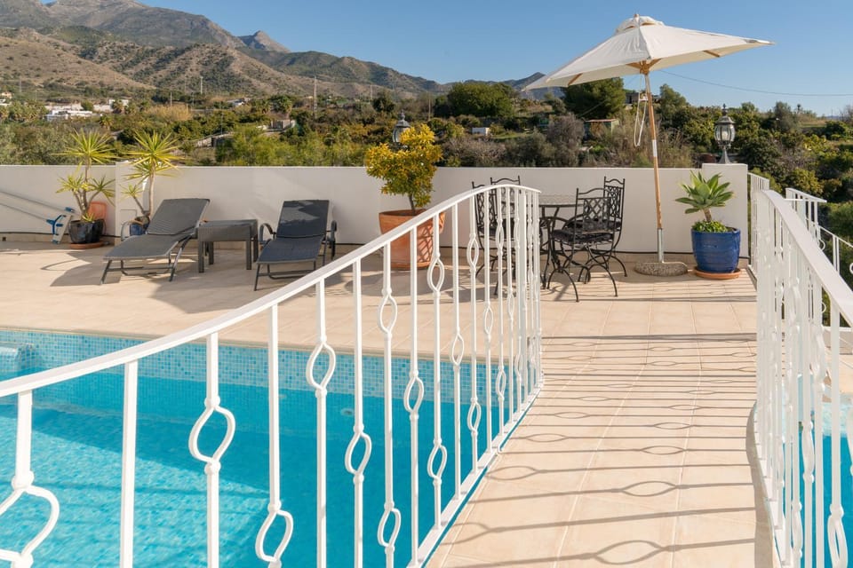 Natural landscape, Balcony/Terrace, Pool view, Swimming pool