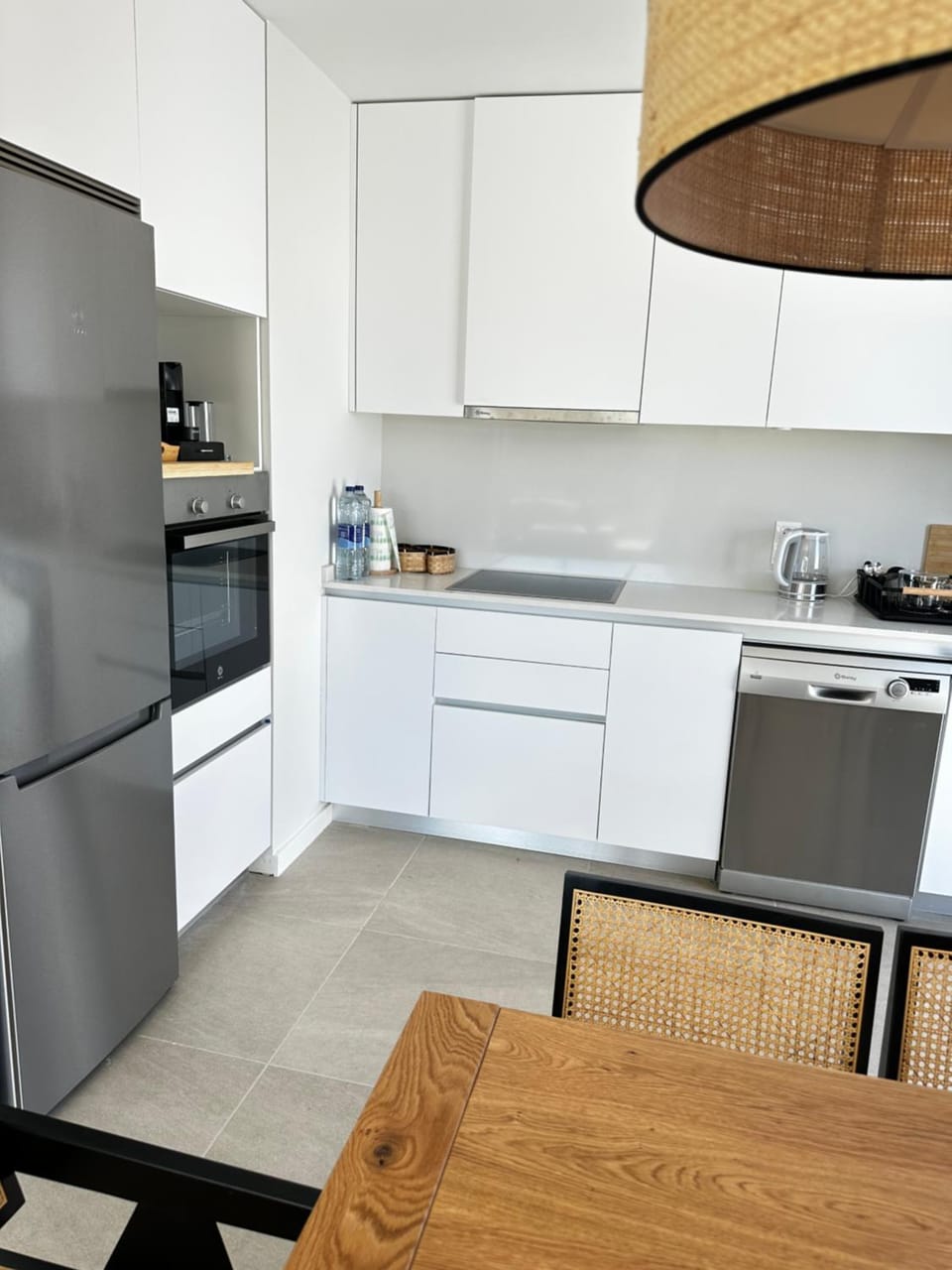 Kitchen or kitchenette, Dining area, dishwasher, oven, stove, toaster