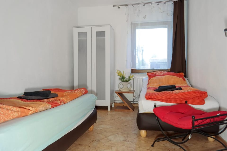 Bed, Photo of the whole room, Bedroom, towels, wardrobe