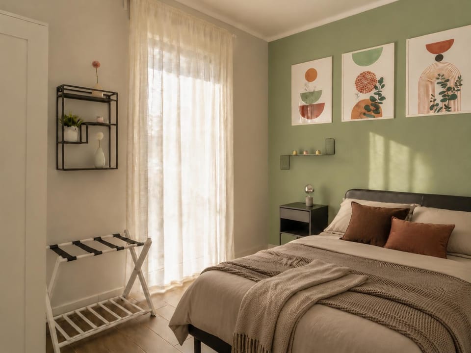 Bedroom, locker, wardrobe, air conditioner