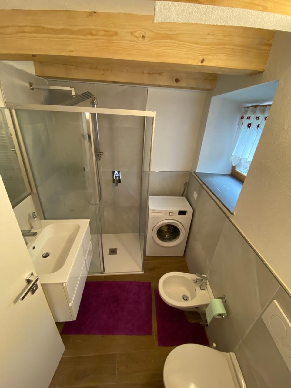 Shower, Bathroom, bidet, washing machine
